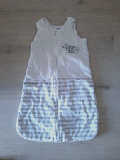 Impidimpi Babyschlafsack Herbst/Winter Gr. 70 Mädchen Jungen weiß-grau gestr.