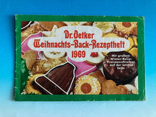 Dr. Oetker Weihnachts-Back-Rezeptheft 1969 d. unentbehrliche Helfer der Hausfrau