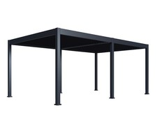 Pergola Grand Tuscan 4x6m Aluminium Lamellendach anthrazit Paragon Outdoor