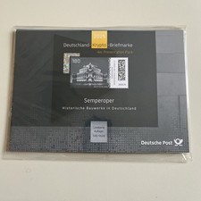 Briefmarke Semperoper Dresden 4er Presentation Pack auf 500 Stück Limitiert