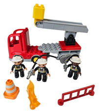 LEGO Duplo Set - Feuerwehr - Figuren - Auto
