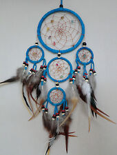 12 cm x 40 cm Türkis Leder Dreamcatcher Traumfänger Indianer Geschenk Träume 