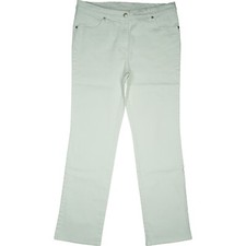 GERRY WEBER 40 L28 Jeans Hose weiß Damen Irina Stretch Praxis Straight mid W31