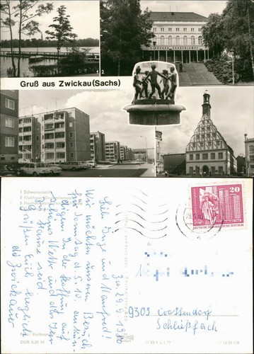 Ansichtskarte zwickau mehrbild - zwickau,