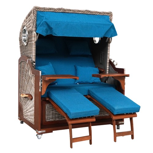 Webavita strandkorb bali blau - bali,