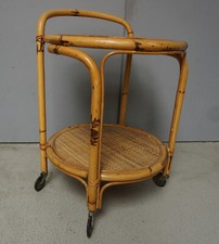 Rattan Teetisch Rollwagen