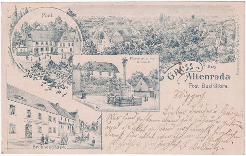 Alte bad bibra - gruss, aus