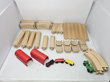 76 pc IKEA Wooden Train Track