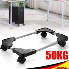 Mobiler CPU Halter mit 4 Lenkrollen Computer Tower Ständer Ständer Rollwagen DHL