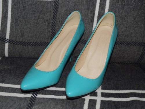 Stiletto pumps lack grün - lack,