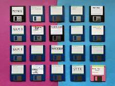 20x AMIGA 500 Disketten COMMODORE Spiele SAMMLUNG Floppy Disk SET Box OVP no C64