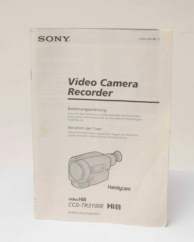 Sony video hi8 ccd - sony,