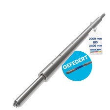 Rundsperrbalken Sperrstange Klemmbalken 2000-2400 mm Kombizapfen 19/24mm