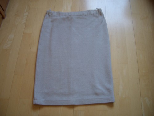 Feiner strickrock beige m - feiner,