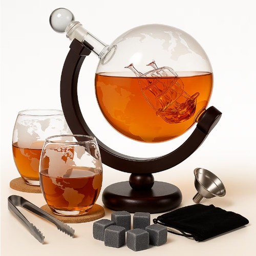 Globus whiskey dekanter - globus,