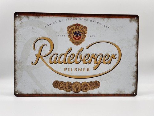 Blechschild radeberger 20x30cm - blechschild,