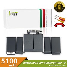 Akku kompatibel mit Mac Book Pro 13\" A1989 (Jahr Mitte 2018 - 2019) 5100mAh