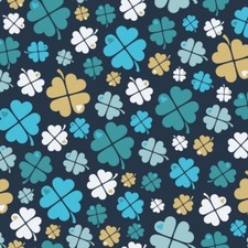 Graziela Klee Mix blau oder grau french terry Sommersweat