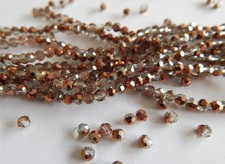 200 Glasperlen 4mm facettiert