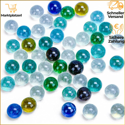 Murmeln glas stück bunt - 50,