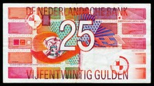 NIEDERLANDE. 25 Gulden 1989
