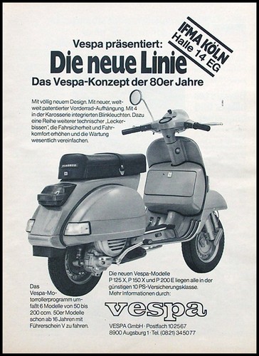 Vespa 200 werbung 1978 - p,