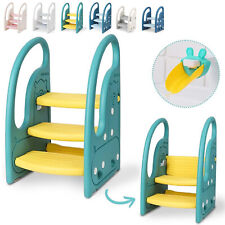 Tritthocker Kinder Trittschemel Kinderschemel 2/3 Stufen Kindertreppe Kindertrit