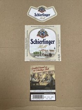 Schierlinger Hell Brauerei Etikett Beer Label Bayern