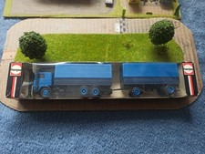 Herpa 801 322 Volvo F 12 LKW mit Anhänger 1:87 H0 Modellauto OVP 80er Jahre