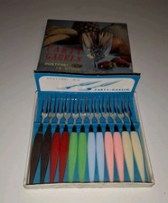 Little Fork Besteck  Cocktail-Gabeln Vintage