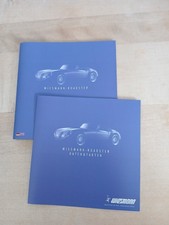 WIESMANN Roadster 4 Prospekte, 1 CD, deutsch, Originale für Sammler, sehr rar