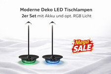 2er SET LED-Tischleuchte mit