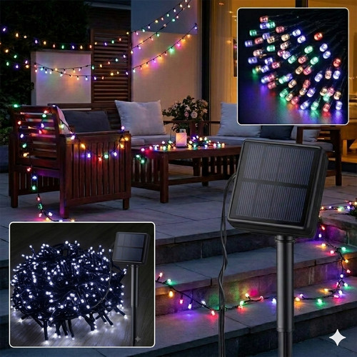 Solar lichterkette außen - lichterkette,