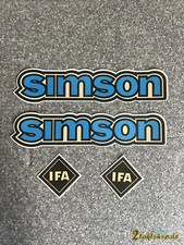 Simson  S50B IFA Retro Aufkleber Set Tank