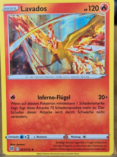 Pokemon karte lavados 021 172 - karte, 021/172