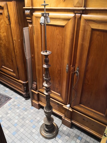 Messing bronze stehlampe - bronze,