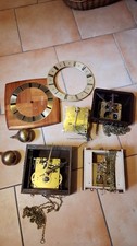 Konvolut 4 × Uhrwerk Wanduhr/ Kaminuhr / Junghans/ FHS ? Ersatzteile Bastler
