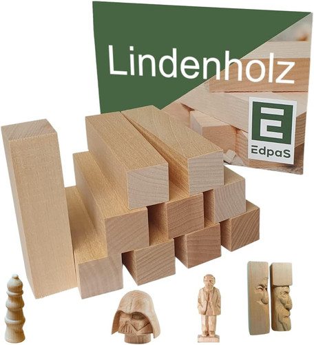 Edpas schnitzholz linde 10er - schnitzholz,