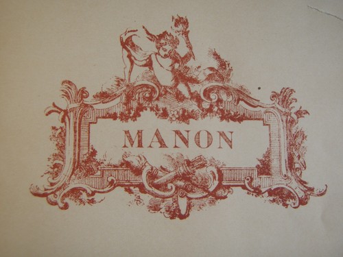 Jules massenet manon - manon, >