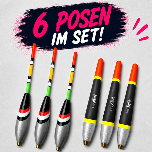 Forellen posen set - 6x,
