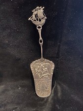 Reich Verzierter Tortenheber 800er Silber, Antik