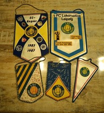5 Wimpel 1.FC Lokomotive Leipzig Lok Fußball DDR Oberliga EC
