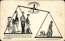 Künstler Ak 1. Preis Concours de la Marne 1914, die große Bertha... - 4339855