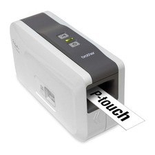 Brother P-touch 2430 PC Etikettendrucker mit Batterien + 2 Schriftbänder