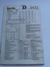 Burda Fertig-Schnitt D 5472 Ki