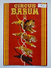 Circus Barum  - seltenes Programmheft ca 1970 mit 3  seltenen Autogrammen