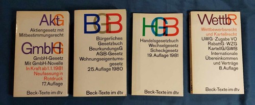 Gesetzbücher 1980 1981 bgb - 4,