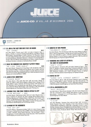 Sound juice 2004 10 - cd, 48