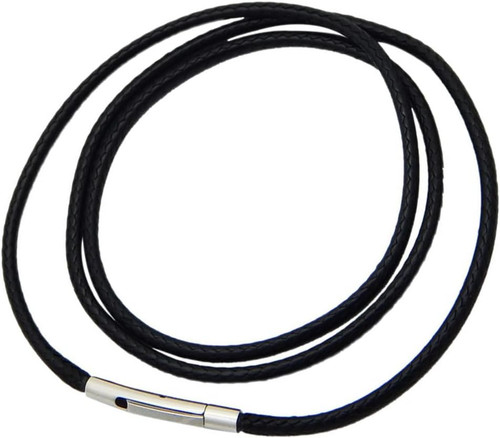 3mm lederkette herren 50cm - 3mm,