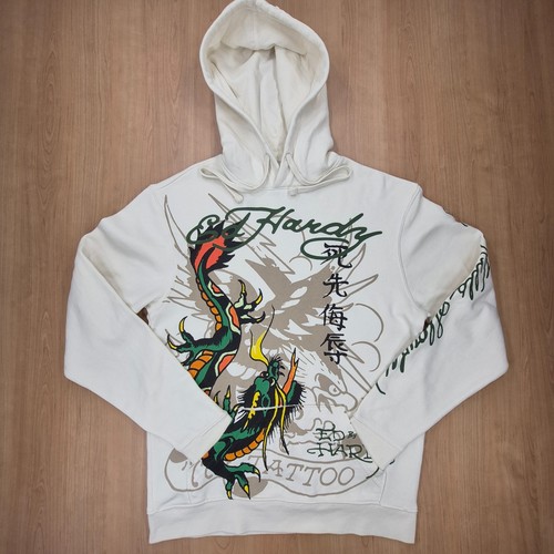 Hardy hoodie herren weiß - hardy,